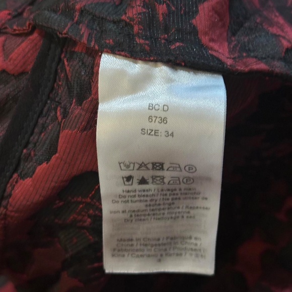 GANNI botanical-print jacquard maxi skirt Size 34 (US 2) - Picture 4 of 5